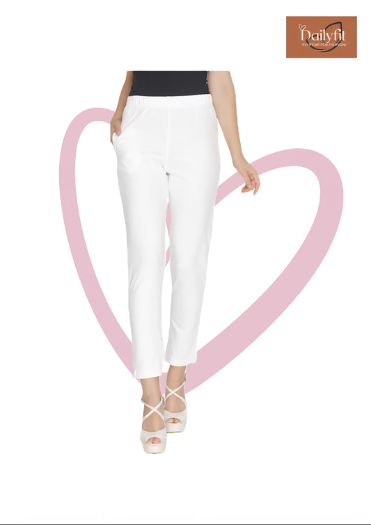 Off White Kurti Pant