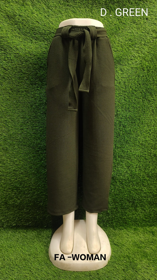 DARK GREEN BAGGY PANT