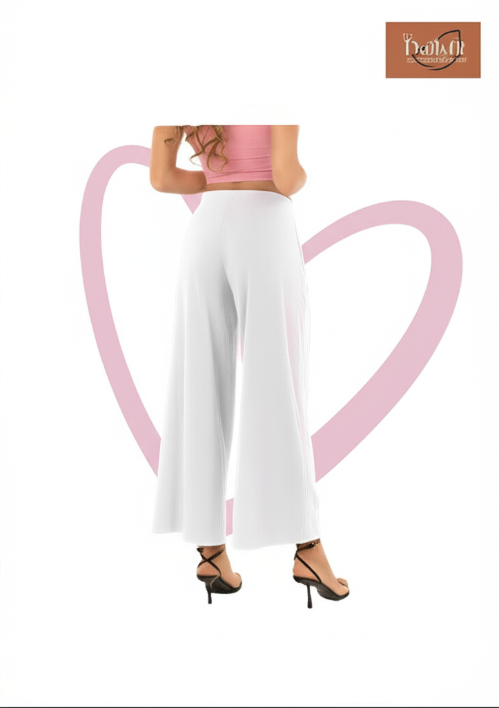 WHITE BAGGY PANT