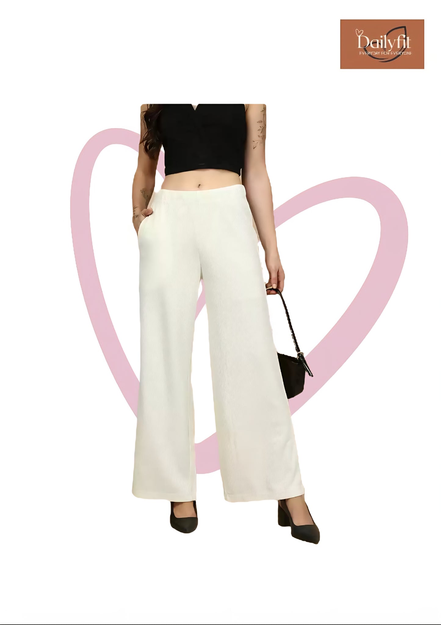 WHITE BAGGY PANT